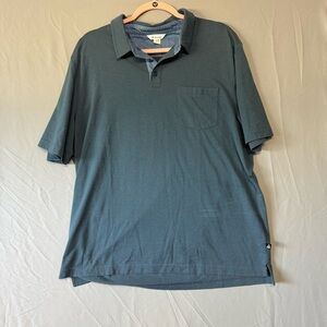 Ripzone Mens Blue Short Sleeve Polo Shirt Size XL Chest Pocket NWT Golf Office